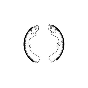 Jeu de mâchoires de frein MINTEX OEM AY360NS093