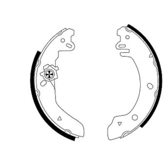 Jeu de mâchoires de frein MINTEX OEM 5030106