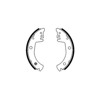 Jeu de mâchoires de frein MINTEX OEM 115330141