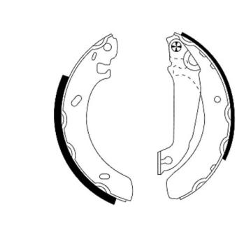 Jeu de mâchoires de frein MINTEX OEM 6500944