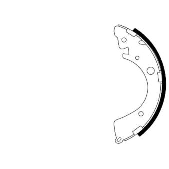 Jeu de mâchoires de frein MINTEX OEM 43053S5AE50