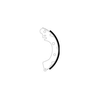 Jeu de mâchoires de frein MINTEX [MFR304]