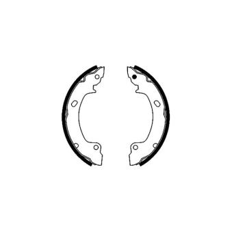 Jeu de mâchoires de frein MINTEX OEM 5830521A00