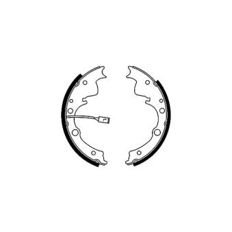 Jeu de mâchoires de frein MINTEX OEM 1906151