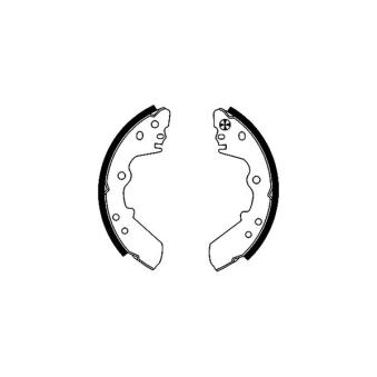 Jeu de mâchoires de frein MINTEX OEM 5878320300