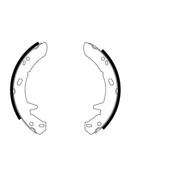 Jeu de mâchoires de frein, frein de stationnement MINTEX OEM ICW500010