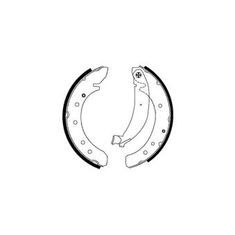 Jeu de mâchoires de frein MINTEX OEM 9467549388