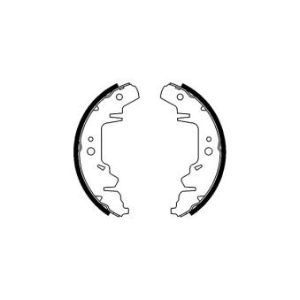 Jeu de mâchoires de frein MINTEX OEM 04883833AA