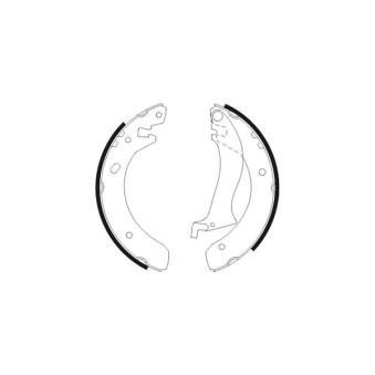 Jeu de mâchoires de frein MINTEX OEM SFS000060