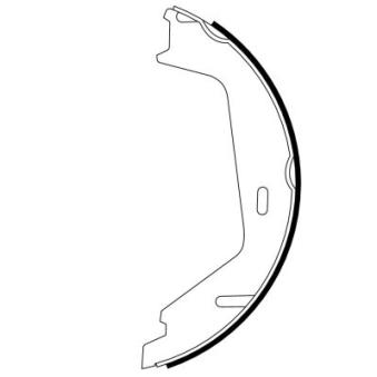 Jeu de mâchoires de frein, frein de stationnement MINTEX MFR477