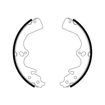 Jeu de mâchoires de frein MINTEX OEM AA30126310