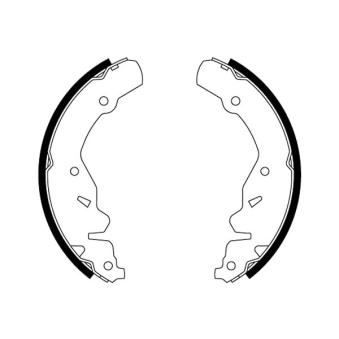 Jeu de mâchoires de frein MINTEX OEM 05018209AA