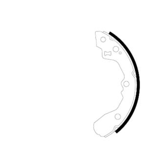 Jeu de mâchoires de frein MINTEX OEM 0K2012638Z