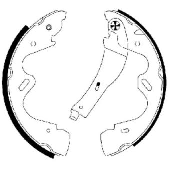 Jeu de mâchoires de frein MINTEX OEM 440609X129