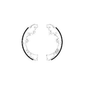 Jeu de mâchoires de frein MINTEX OEM 044950K070