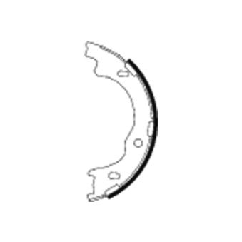 Jeu de mâchoires de frein, frein de stationnement MINTEX MFR600