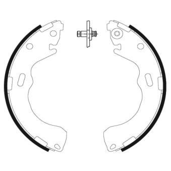 Jeu de mâchoires de frein MINTEX MFR603