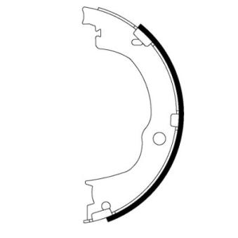 Jeu de mâchoires de frein, frein de stationnement MINTEX MFR620