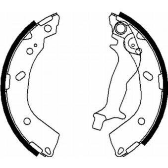 Jeu de mâchoires de frein MINTEX OEM 583051CA00