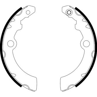 Jeu de mâchoires de frein MINTEX OEM 440604A00F