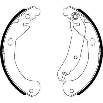 Jeu de mâchoires de frein MINTEX OEM 10366478