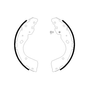 Jeu de mâchoires de frein MINTEX OEM D4060EB36A