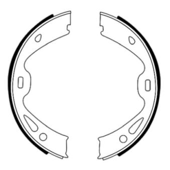 Jeu de mâchoires de frein, frein de stationnement MINTEX OEM 99735299302