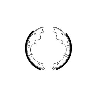 Jeu de mâchoires de frein MINTEX OEM 1906352