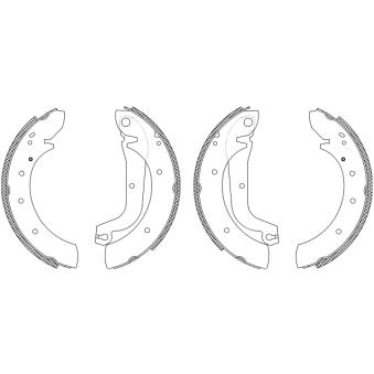 Jeu de mâchoires de frein MINTEX OEM 9941243