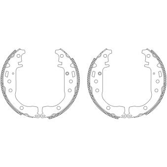 Jeu de mâchoires de frein MINTEX OEM 0449552140