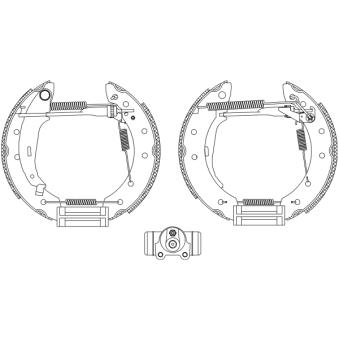 Kit de freins arrière (prémontés) MINTEX OEM 7701206971 Kit de freins arrière (prémontés) MINTEX OEM 7701206971