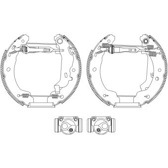 Kit de freins arrière (prémontés) MINTEX OEM 4406070J28