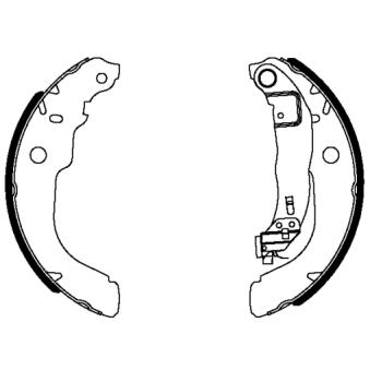 Kit de freins arrière (prémontés) MINTEX OEM 1619229880