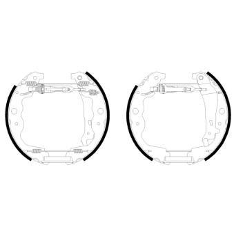 Jeu de mâchoires de frein MINTEX OEM 6001549705