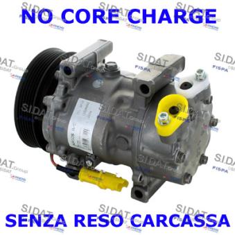 Compresseur, climatisation FISPA OEM 6453FR