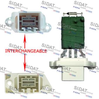 Résistance, pulseur d'air habitacle FISPA OEM 2S6H18B647AC Résistance, pulseur d'air habitacle FISPA OEM 2S6H18B647AC