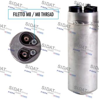 Filtre déshydratant, climatisation FISPA OEM 3B0820189