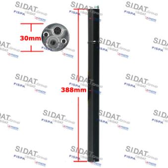Filtre déshydratant, climatisation FISPA OEM 1T0820191A Filtre déshydratant, climatisation FISPA OEM 1T0820191A