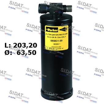 Filtre déshydratant, climatisation FISPA [13.2336]