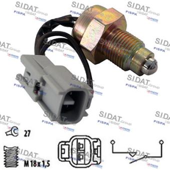 Contacteur, feu de recul FISPA OEM 8421052030