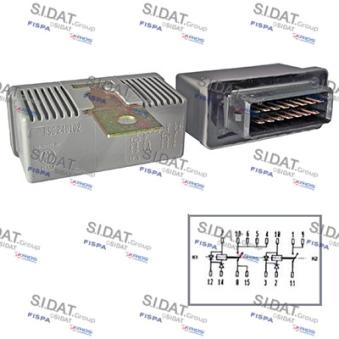 Relais, pompe à carburant FISPA OEM 77507210