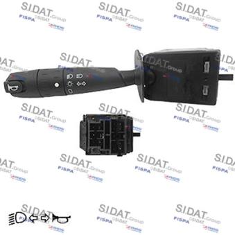 Commutateur de colonne de direction FISPA 430107 pour PEUGEOT 306 1.9 STD - 69cv