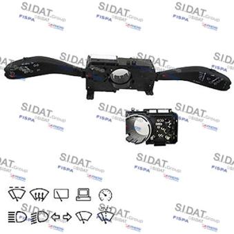 Commutateur de colonne de direction FISPA OEM 6Q0953513AN