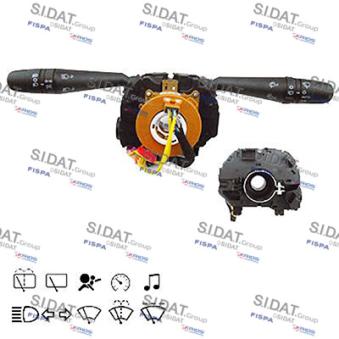 Commutateur de colonne de direction FISPA 430364 pour PEUGEOT 307 1.4 TB - 120cv