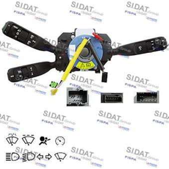Commutateur de colonne de direction FISPA 430371 pour MAZDA 929 2.4 JTDM - 210cv