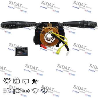 Commutateur de colonne de direction FISPA 430374 pour ALFA ROMEO MITO 1.4 - 95cv