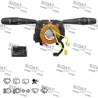 Commutateur de colonne de direction FISPA 430376 pour ALFA ROMEO MITO 1.4 - 95cv