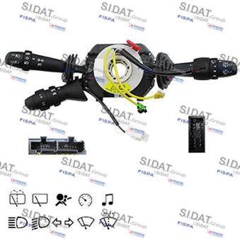 Commutateur de colonne de direction FISPA 430436 pour FORD GALAXY 1.4 - 150cv