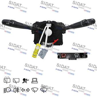 Commutateur de colonne de direction FISPA 430549 pour CITROEN C2 1.4 - 73cv