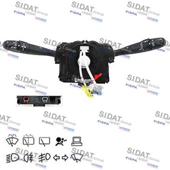 Commutateur de colonne de direction FISPA 430581 pour PEUGEOT 308 1.6 GTI - 200cv